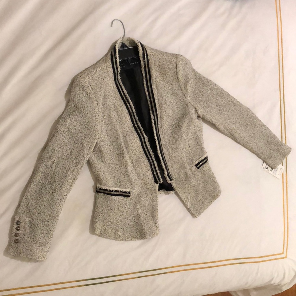 Zara Black & White Jacket